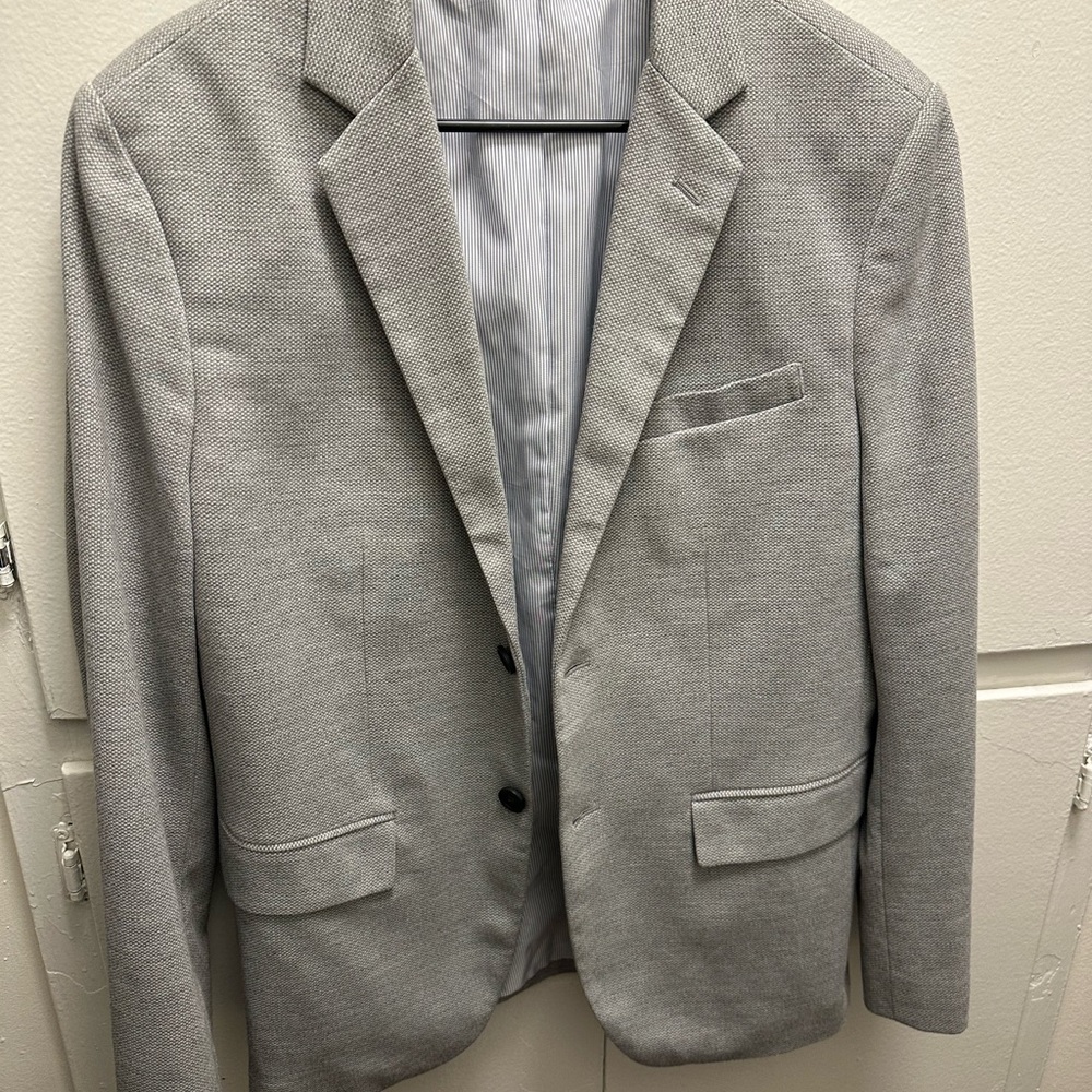 Gray blazer